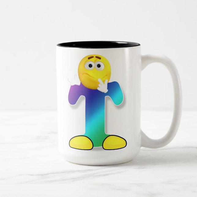 De Café Em Dois Tons Caneca (Direita)