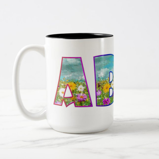 De Café Em Dois Tons Caneca (Esquerda)