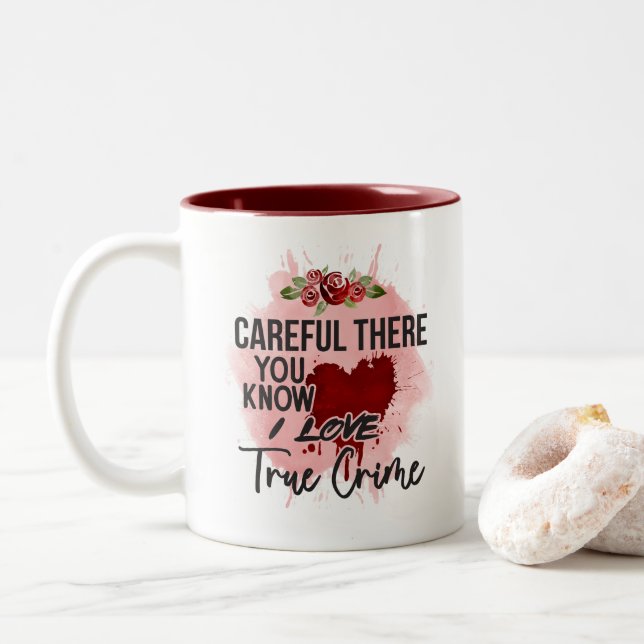 De Café Em Dois Tons Caneca (Com Donut)