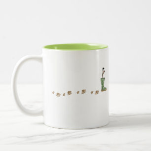 De Café Em Dois Tons Caneca