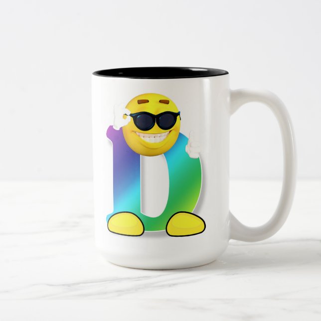 De Café Em Dois Tons Caneca (Direita)