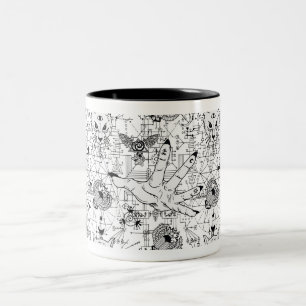 De Café Em Dois Tons Caneca