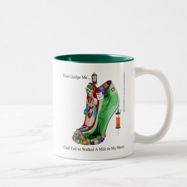 De Café Em Dois Tons Caneca (Direita)