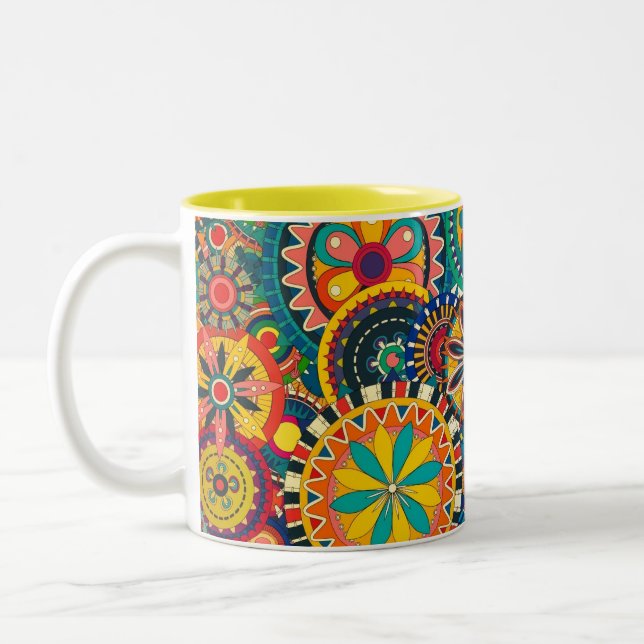 De Café Em Dois Tons Caneca (Esquerda)