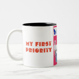 De Café Em Dois Tons Caneca