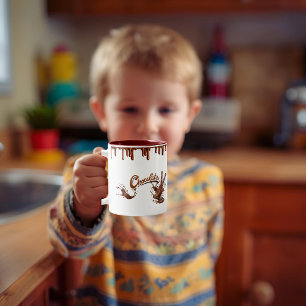 De Café Em Dois Tons Caneca
