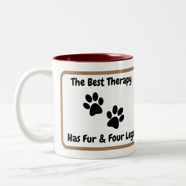 De Café Em Dois Tons Caneca (Esquerda)