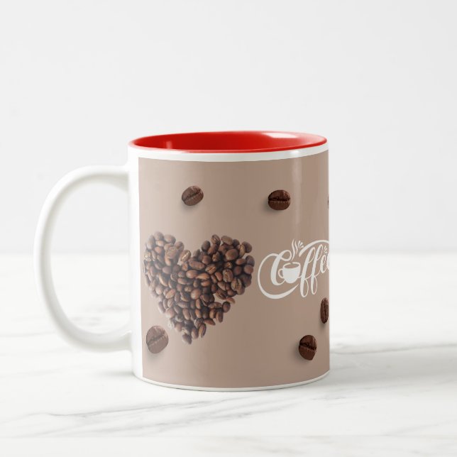De Café Em Dois Tons Caneca (Esquerda)