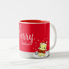 De Café Em Dois Tons Caneca