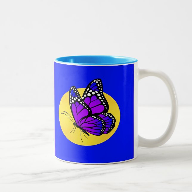 De Café Em Dois Tons Caneca (Direita)