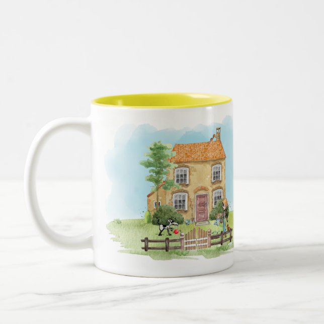 De Café Em Dois Tons Caneca (Esquerda)