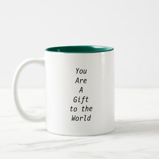 De Café Em Dois Tons Caneca (Esquerda)