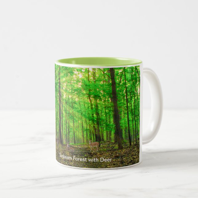 De Café Em Dois Tons Caneca (Frente Esquerda)