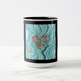 De Café Em Dois Tons caneca