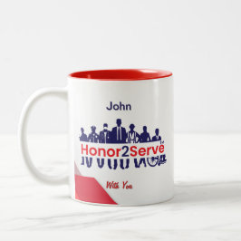 De Café Em Dois Tons Caneca