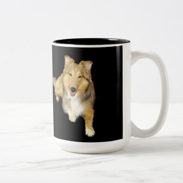De Café Em Dois Tons Caneca (Direita)