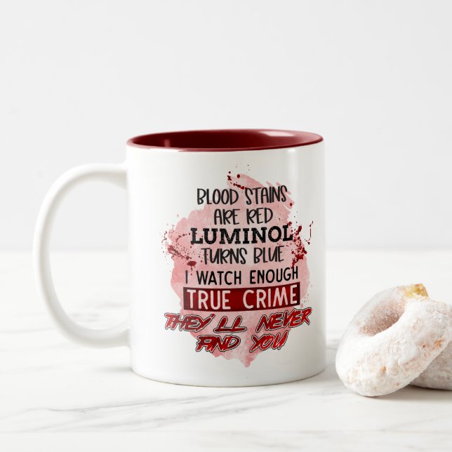 De Café Em Dois Tons Caneca (Com Donut)