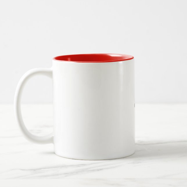 De Café Em Dois Tons Caneca (Esquerda)