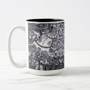 De Café Em Dois Tons Caneca - 006