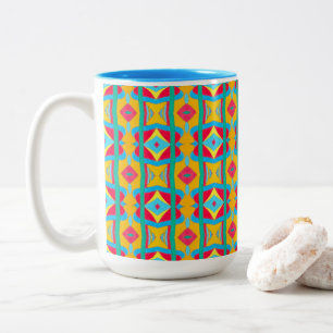 De Café Em Dois Tons Caneca - 105 - Retrô