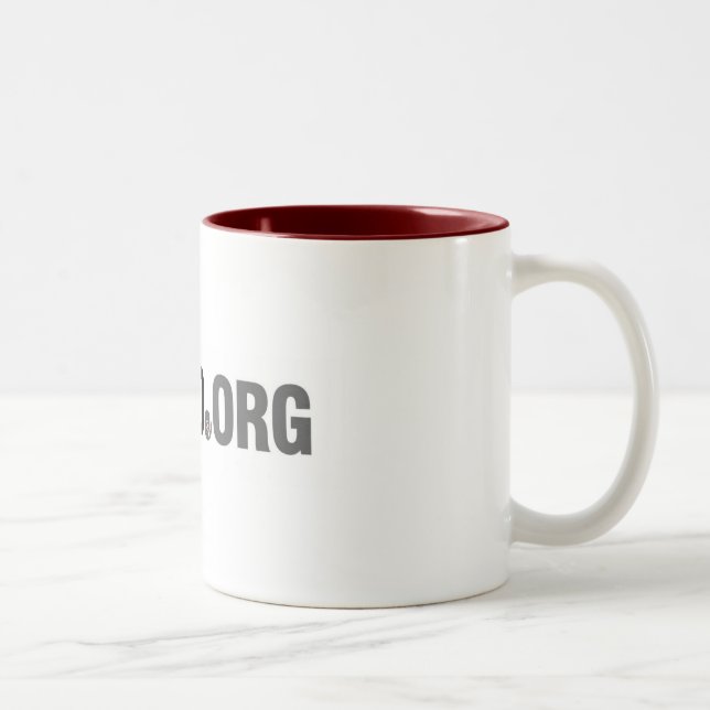De Café Em Dois Tons caneca 1Radio (Direita)