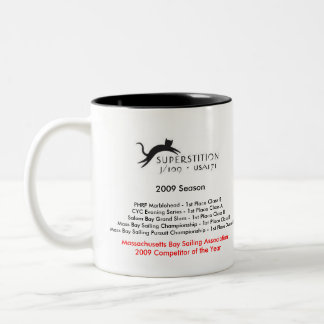De Café Em Dois Tons Caneca 2009 da superstição