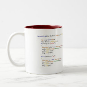 De Café Em Dois Tons Caneca 2,0 do programador