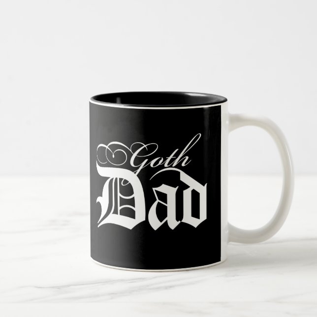 De Café Em Dois Tons Caneca 2 do pai do gótico (Direita)