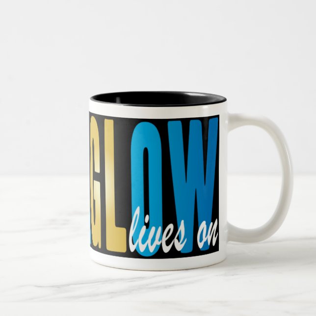 De Café Em Dois Tons Caneca #3 do arrebol da tarde (Direita)