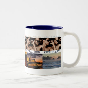 De Café Em Dois Tons Caneca à terra perigosa da série