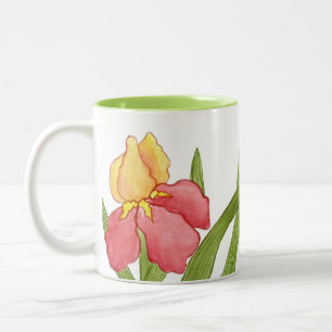 De Café Em Dois Tons Caneca adiantada da íris