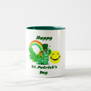 De Café Em Dois Tons Caneca afortunada