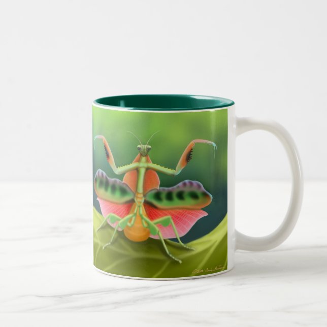 De Café Em Dois Tons Caneca africana da louva-a-deus Praying (Direita)