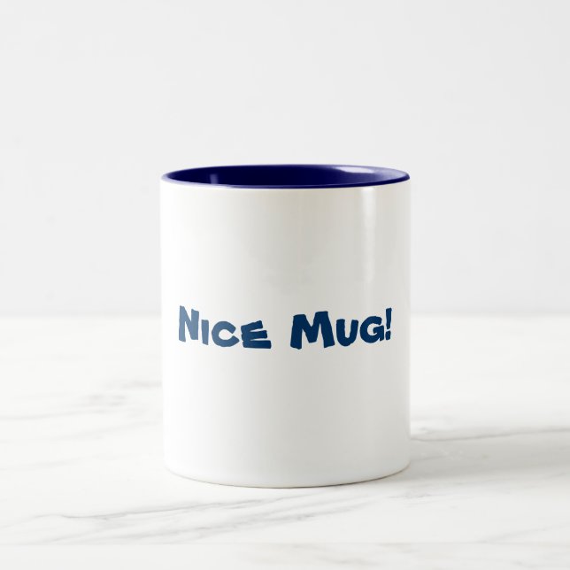 De Café Em Dois Tons Caneca agradável! (Centro)