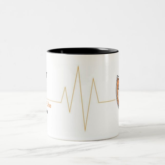 De Café Em Dois Tons Caneca alaranjada #7 do pulso (Centro)