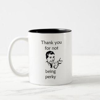 De Café Em Dois Tons Caneca alegre