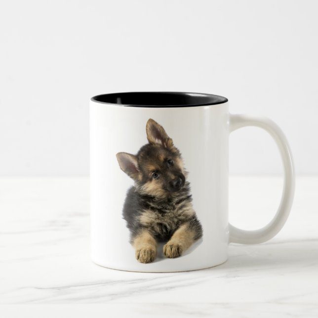 De Café Em Dois Tons Caneca Alsatian (Direita)