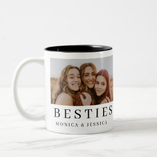 De Café Em Dois Tons Caneca Amigos Tornam a Vida Bonita