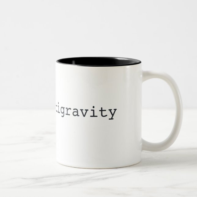 De Café Em Dois Tons caneca antigravitante do pitão (Direita)
