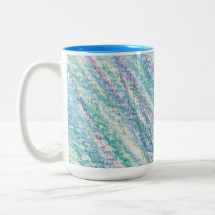De Café Em Dois Tons caneca aqua