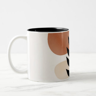 De Café Em Dois Tons Caneca artística