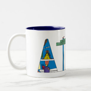 De Café Em Dois Tons Caneca   ATLANTA, GA (ATL)
