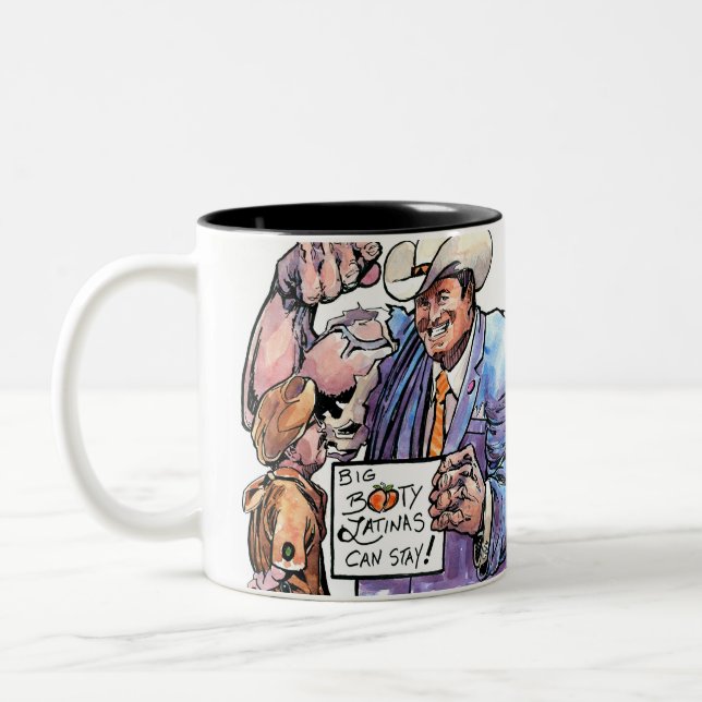 De Café Em Dois Tons Caneca BB Latinas Can Stay (Esquerda)