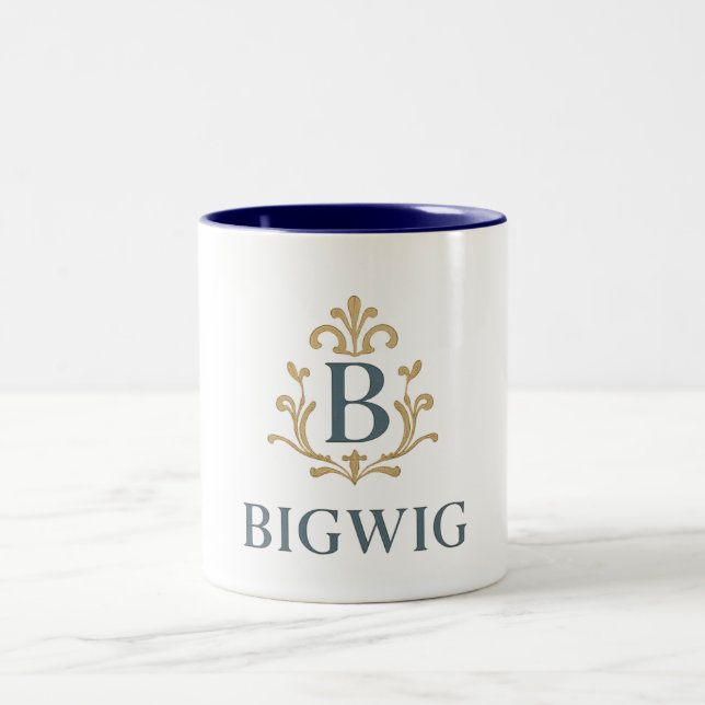 De Café Em Dois Tons Caneca - Bigwig (Centro)
