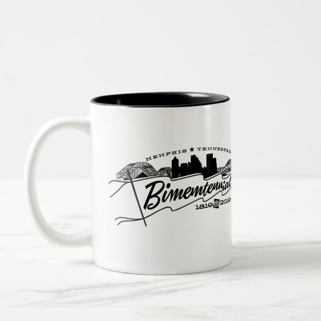 De Café Em Dois Tons caneca biMEMTENNial (Esquerda)
