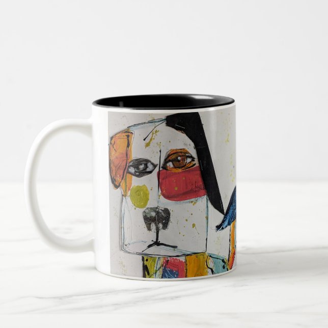 De Café Em Dois Tons Caneca Bird Dog 325ml (Esquerda)