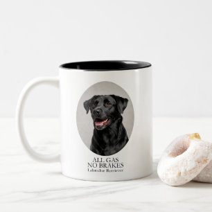 De Café Em Dois Tons Caneca Black Lab Tudo Gasolina Sem Freio