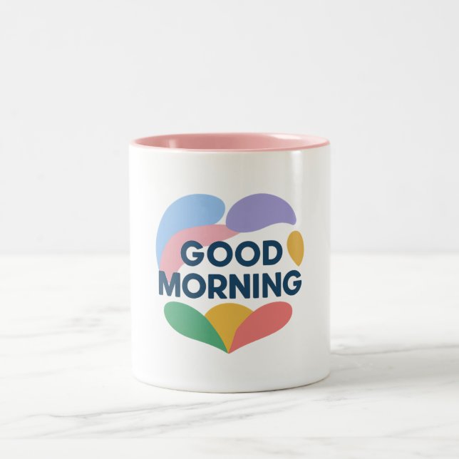 De Café Em Dois Tons Caneca - Bom Dia (Centro)