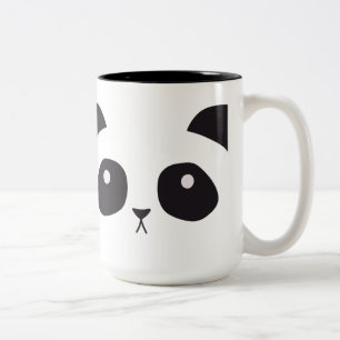 De Café Em Dois Tons Caneca bonito da panda