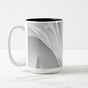 De Café Em Dois Tons Caneca Branca